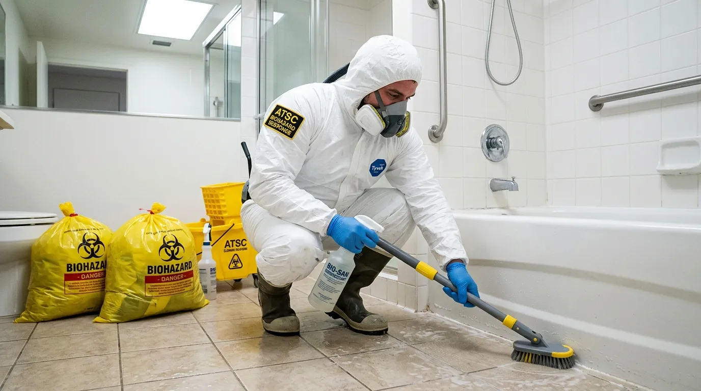 Decontamination equipment deployed for Blood Cleanup in Overland